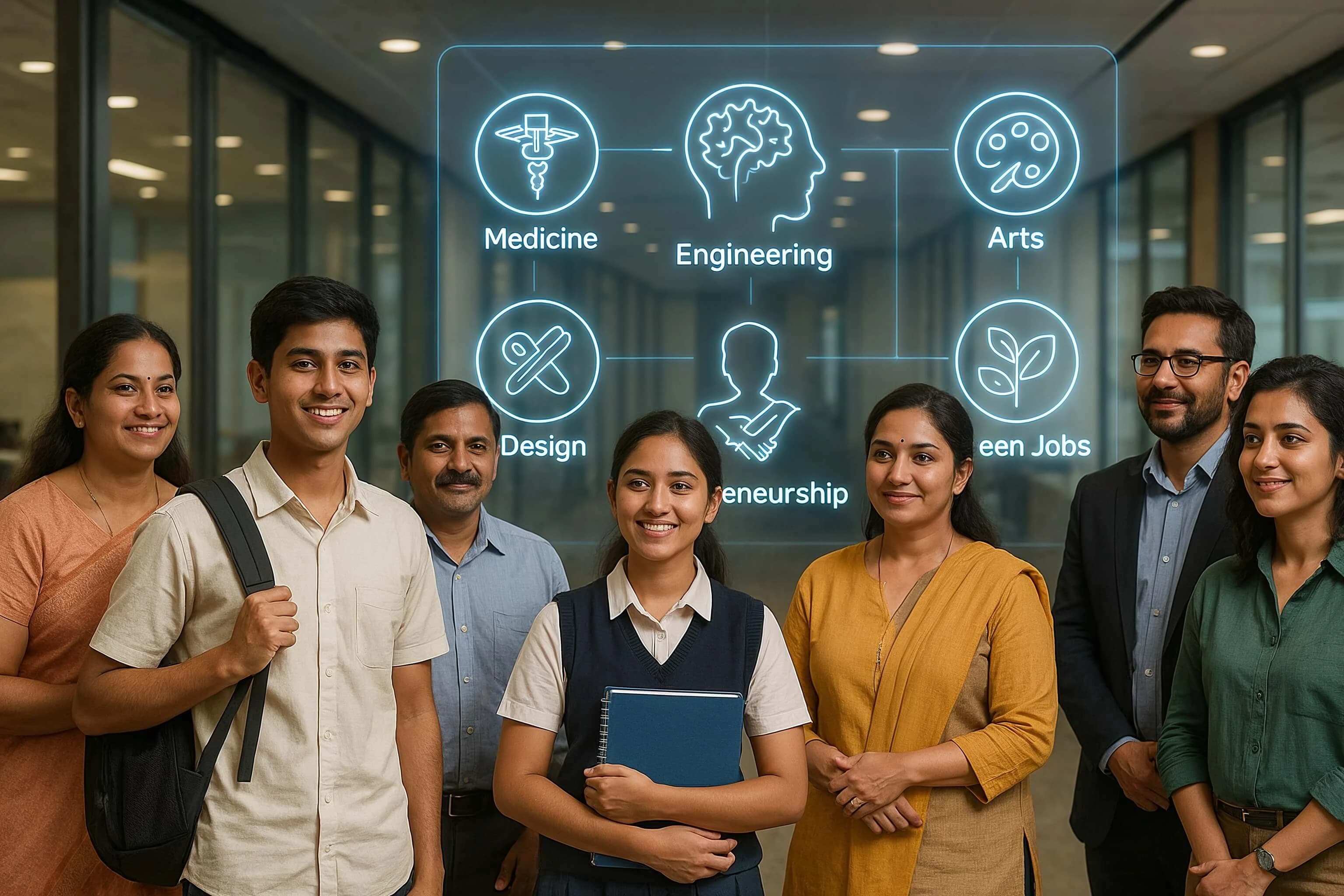 Career Differentiators - Professional team collaborating on career development